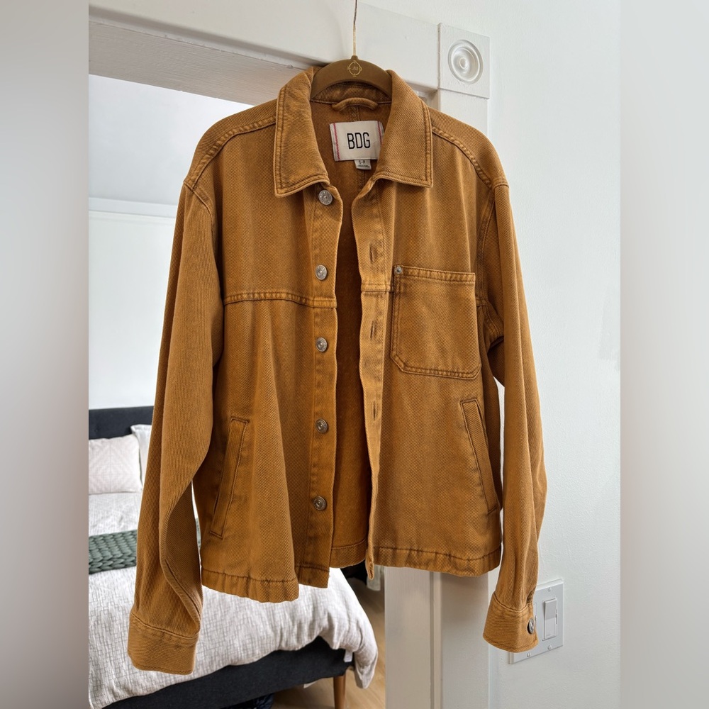 Yellow Denim Jacket Small Men’s